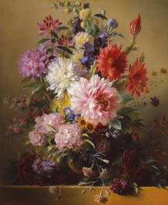 Stilleben med blomster, 1837